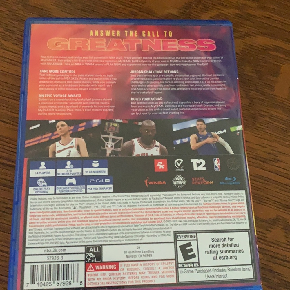 Psa 4 nba 2k23 game - Picture 2 of 4